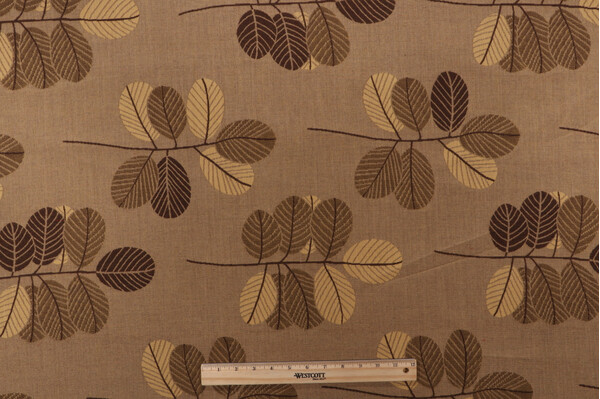 Sunbrella Lanai Woven Solution Dyed Acrylic Outdoor Fabric in Teak