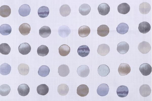 Swavelle/Mill Creek New Hue-Westview Printed Cotton Drapery Fabric in Frost