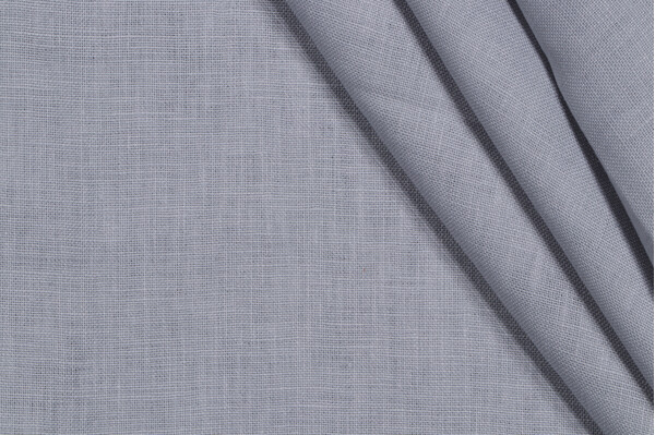 Covington Brussels Woven Linen Drapery Fabric in 5-Porcelain Blue