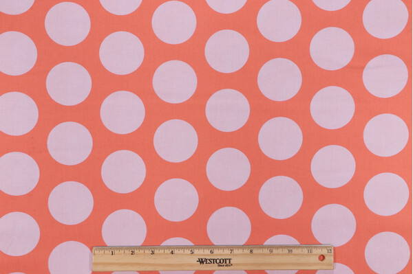 Tula Pink ROAR! Collection Dinosaur Eggs Printed Cotton Craft Fabric in Blush for Free Spirit