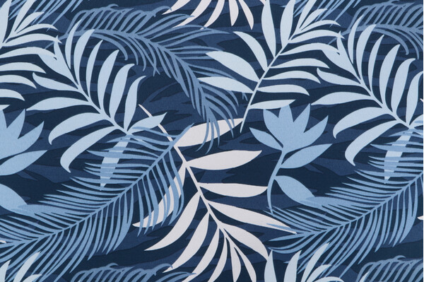 Richloom Mayland Printed Polyester Outdoor Fabric in Baltic