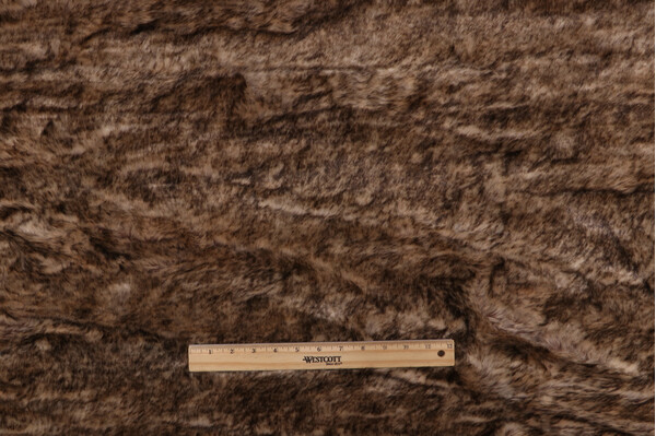 AbbeyShea Fox Faux-Fur Decorator Fabric in 87-Bronze