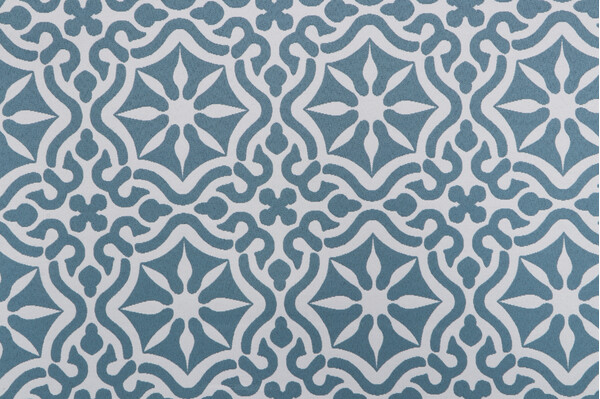 AbbeyShea Tilework Woven Polyester Outdoor Fabric in 306-Sky