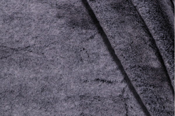 AbbeyShea Glam Faux-Fur Decorator Fabric in 91-Silver