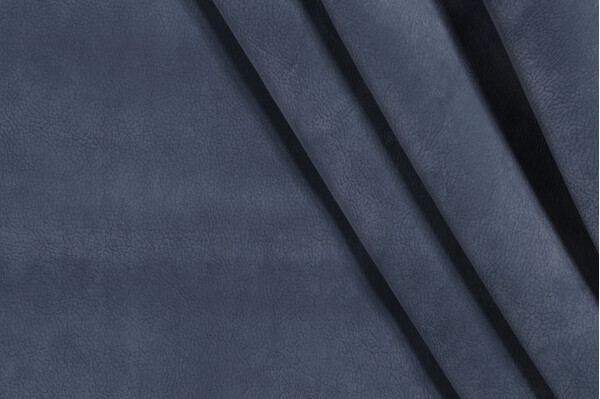 Scalamandre Georgia Suede Woven Upholstery Fabric in Cadet