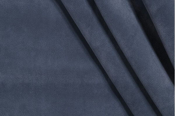 Scalamandre Georgia Suede Woven Upholstery Fabric in Cadet