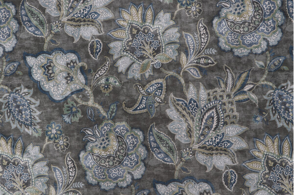 Covington Fornax Printed Velvet Upholstery Fabric in 914-Stratosphere