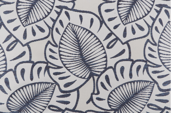 Opuzen Destin Woven Outdoor Fabric in Denim