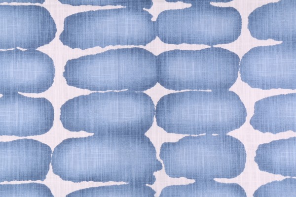 Premier Prints Shibori Dot - Slub Canvas Printed Cotton Drapery Fabric in Sky 