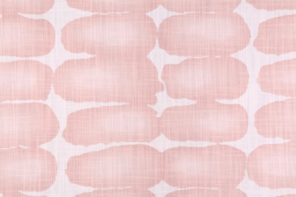 Premier Prints Shibori Dot - Slub Canvas Printed Cotton Drapery Fabric in Blush 