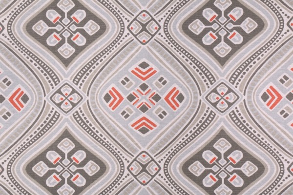 Sample of Scott Living Dream - Belgian Printed Cotton Linen Drapery Fabric in Reflection 