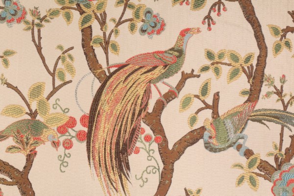 Tempo Phoenix Tapestry Upholstery Fabric in Jewel 