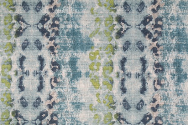 Sample of Premier Prints Mali Birch Printed Cotton Drapery Fabric in Frost 