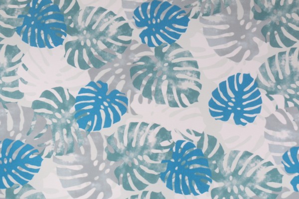 Terrasol - Tropics Printed Polyester Outdoor Fabric in Juniper 