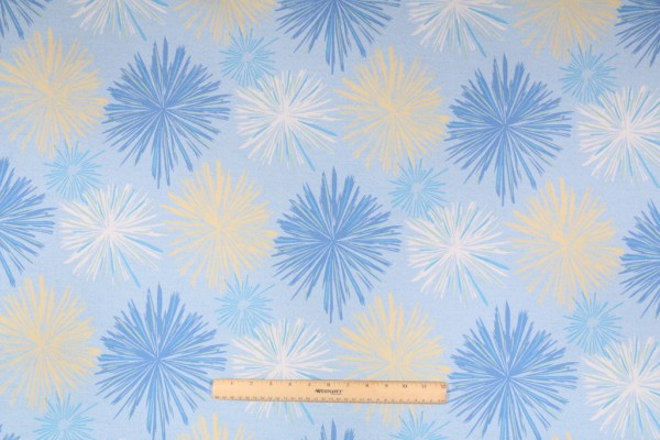 Click for Mill Creek Pollaca Printed Polyester Outdoor Fabric in Cornflower  Mill Creek Pollaca Printed Polyester Outdoor Fabric in Cornflower