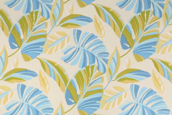 Sample of Mill Creek Windblown Printed Polyester Outdoor Fabric in Sunsplash 