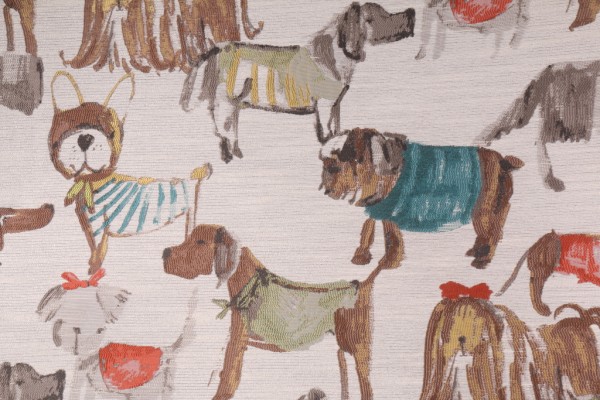 Sample of Mill Creek Bad to the Bone Tapestry Upholstery Fabric in Multi 
