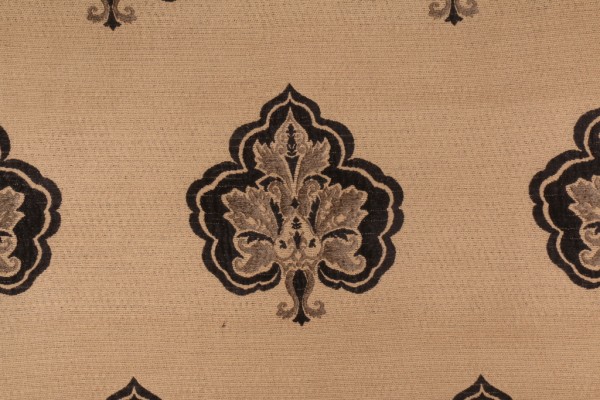 Beacon Hill Heritage House Chenille Upholstery Fabric in Ebony 