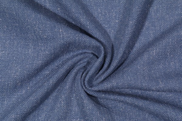 Sample of Richloom Budapest Polyester Linen Decorator Fabric in Atlantic 