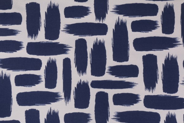 Sample of Richloom Baja Printed Polyester Outdoor Fabric in Nautical 