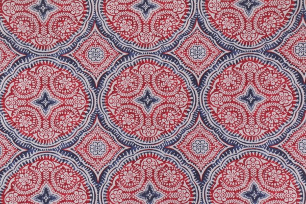 Richloom Besetta Printed Polyester Outdoor Fabric in Nautical 