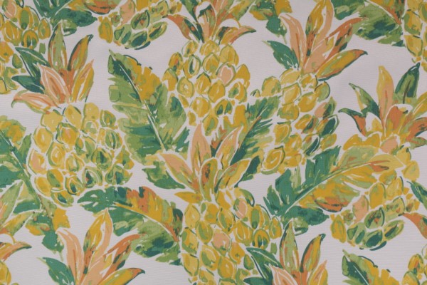 Richloom Vida Printed Polyester Outdoor Fabric in Sunkist 