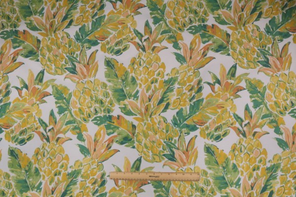 Richloom Vida Printed Polyester Outdoor Fabric in Sunkist 