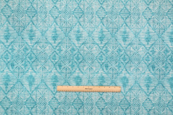 Richloom Nesco Printed Polyester Outdoor Fabric in Caribe 