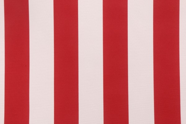 PK Lifestyles Canopy Stripe Printed Polyester Outdoor Fabric in Cherry 