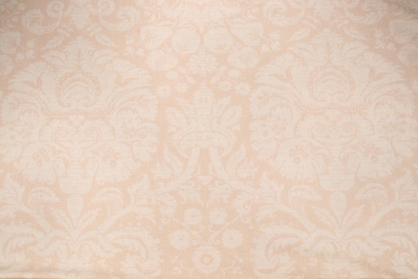 Thibaut Manhattan Damask F91728 Printed Drapery Fabric in Beige 