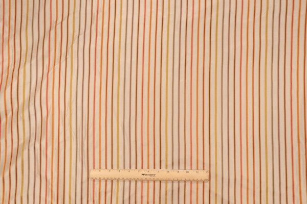 Onyx Age Satin Stripe Wilk Decorator Fabric in Multi 