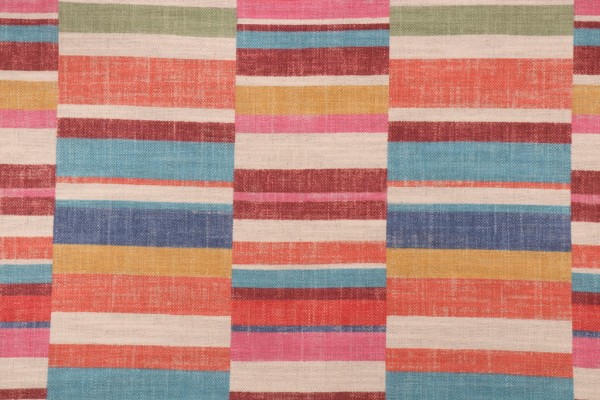 Click for PK Lifestyles Parallels Printed Cotton Blend Drapery Fabric in Rhubarb  PK Lifestyles Parallels Printed Cotton Blend Drapery Fabric in Rhubarb