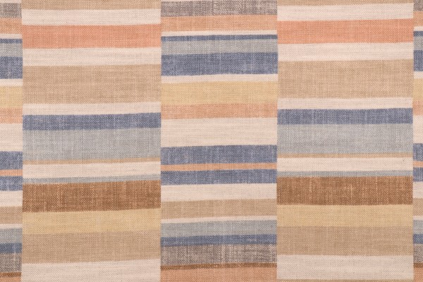PK Lifestyles Parallels Printed Cotton Blend Drapery Fabric in Mineral 