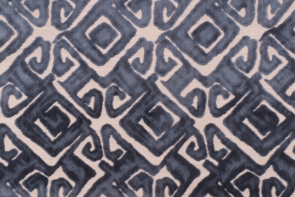 Hamilton Nola Velvet Upholstery Fabric in Mariner 