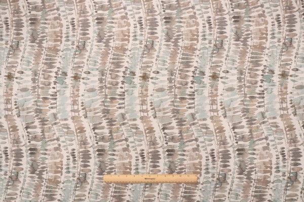 PK Lifestyles Watermark Printed Polyester Outdoor Fabric in Mist 