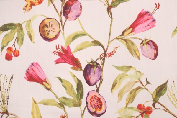 Richloom Atelier Printed Cotton Drapery Fabric in Tropic 