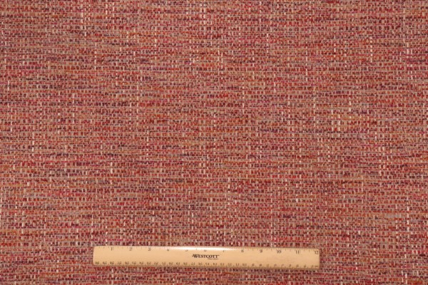 Crypton Rushdie High Performance Woven Chenille Upholstery Fabric in Cinnabar 