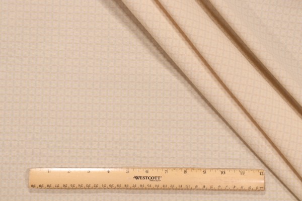 Waverly Littleton Check Woven Decorator Fabric in Sand 