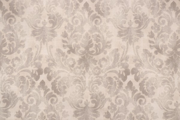 Waverly Vintage Essence Printed Cotton Drapery Fabric in Sterling 