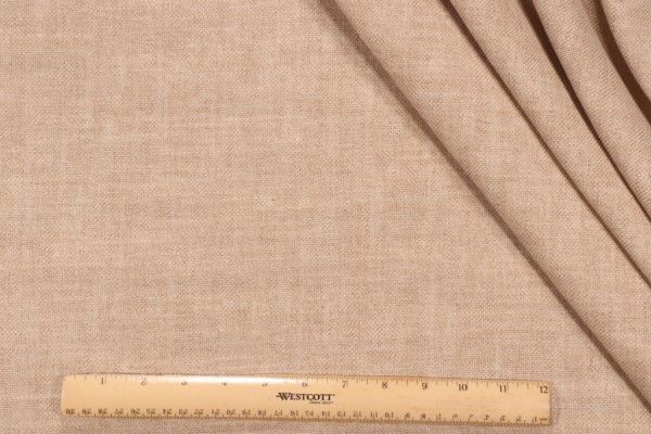 PK Lifestyles Desmond Solid Printed Cotton Blend Drapery Fabric in Dune 