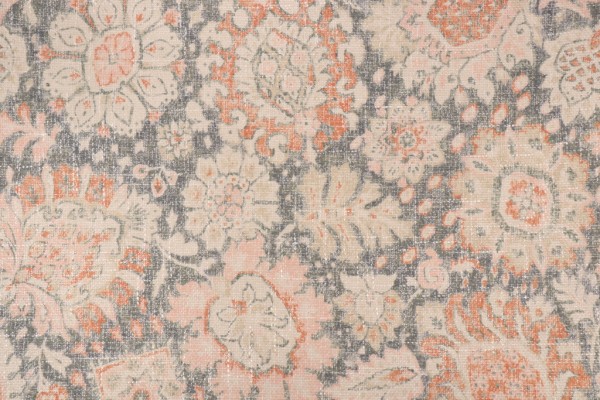 PK Lifestyles Heriz Medallions Printed Chenille Upholstery Fabric in Terracotta 