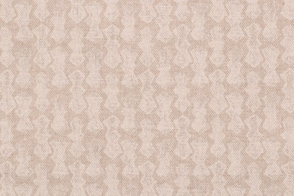 Lacefield Echo-Danish Linen Printed Cotton Drapery Fabric in Chalk 