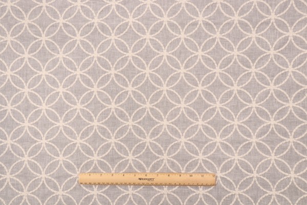 Sample of Valiant Fabrics Cycle Embroidered Drapery Fabric in Resort 