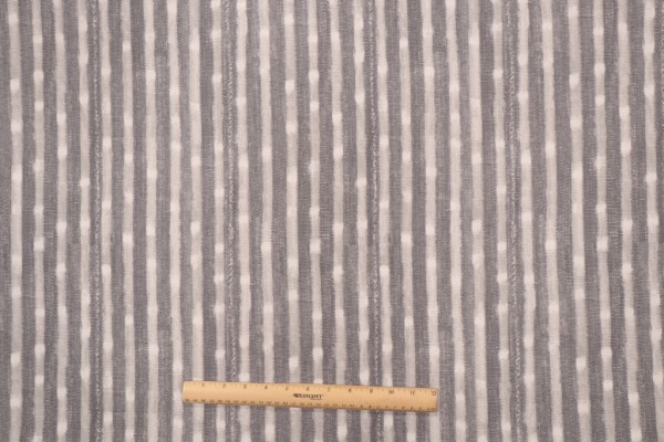 P Kaufmann Dalian Printed Polyester Drapery Fabric in Pewter 