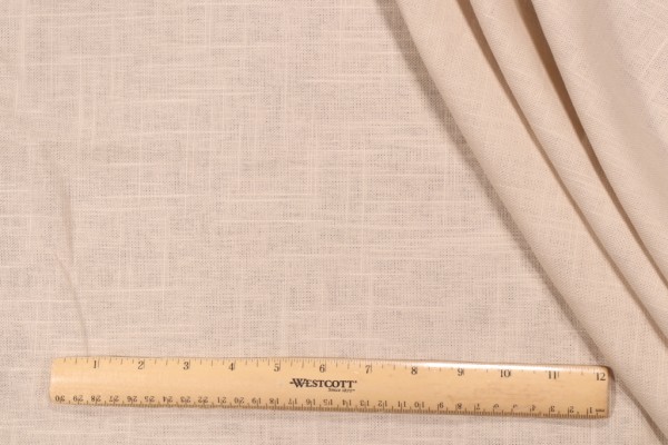 Covington Jefferson Linen Woven Drapery Fabric in 105-Sand 