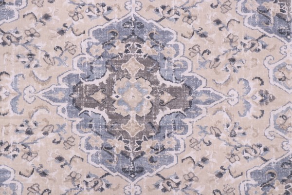 Click for Covington Sabra Printed Cotton Drapery Fabric in 50-Bluebell  Covington Sabra Printed Cotton Drapery Fabric in 50-Bluebell