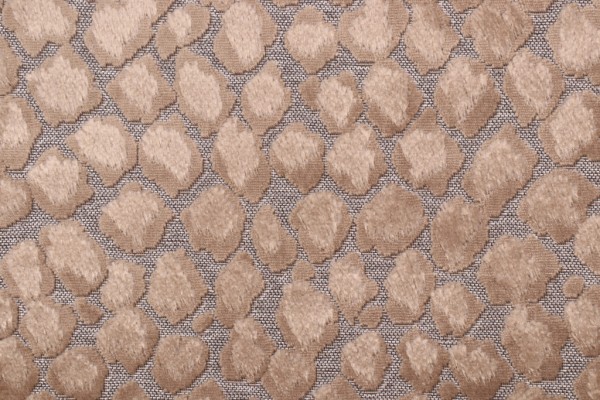 Hamilton Lynx Velvet Upholstery Fabric in Taupe 