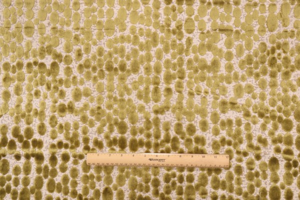 Hamilton Finch Velvet Upholstery Fabric in Peridot 