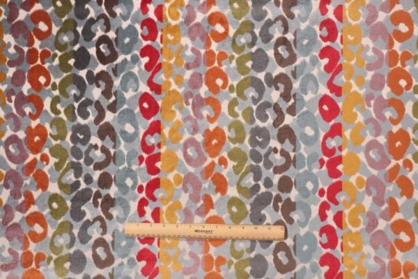 Hamilton Spree Velvet Upholstery Fabric in Confetti 