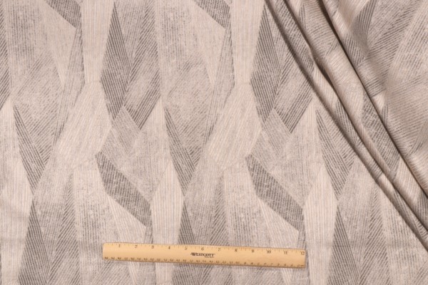 Sample of TFA With A Twist Woven Upholstery Fabric in Gunmetal 